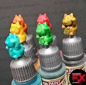 NEKO LUCKY CAT  - ARMY PAINTER 1.0 & 2.0 SPEED PAINT SPEEDPAINT WARPAINTS FANATIC COLOUR MICRO CAP - 17ML & 18ML