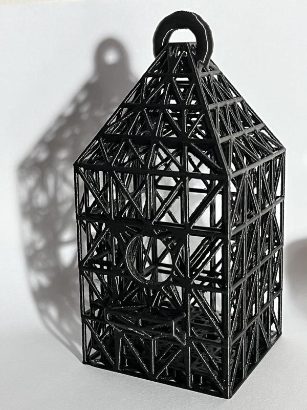 Bird House Low Poly Parametric