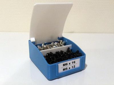 Storage Box with Hinged Lid