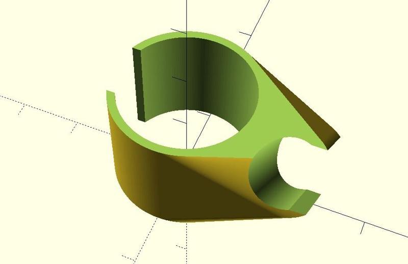 Finger Pen Holder V2.0-OpenSCAD