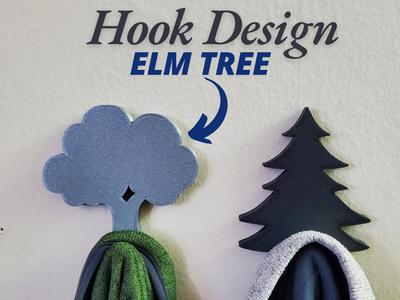 Best Elm Tree Coat Hook - Bushy Tree Decoration