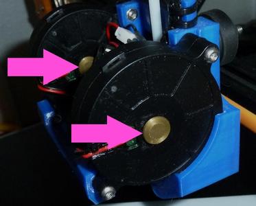 Fan Plug for oiling the bearing