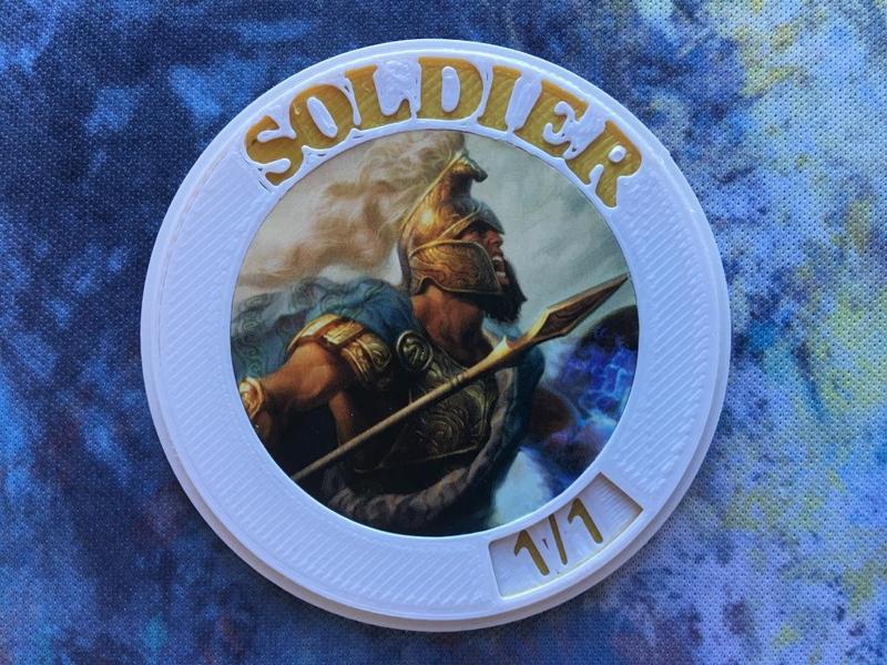 Adjustable power/toughness MTG tokens