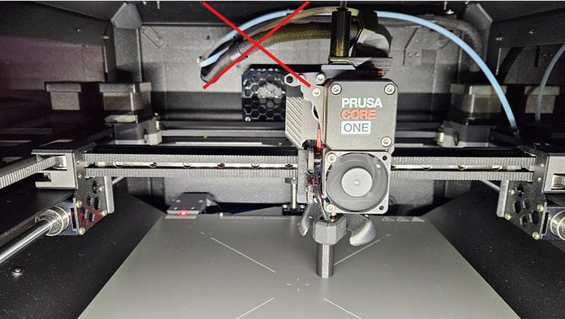 CORE One MMU3 Extruder Cable sag solution. Only Tywrap needed!