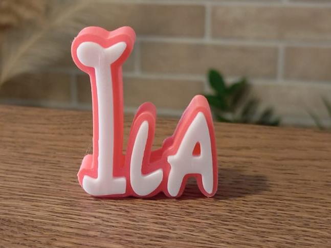 Ila Disney Name Sign Ornament Room child Birthday