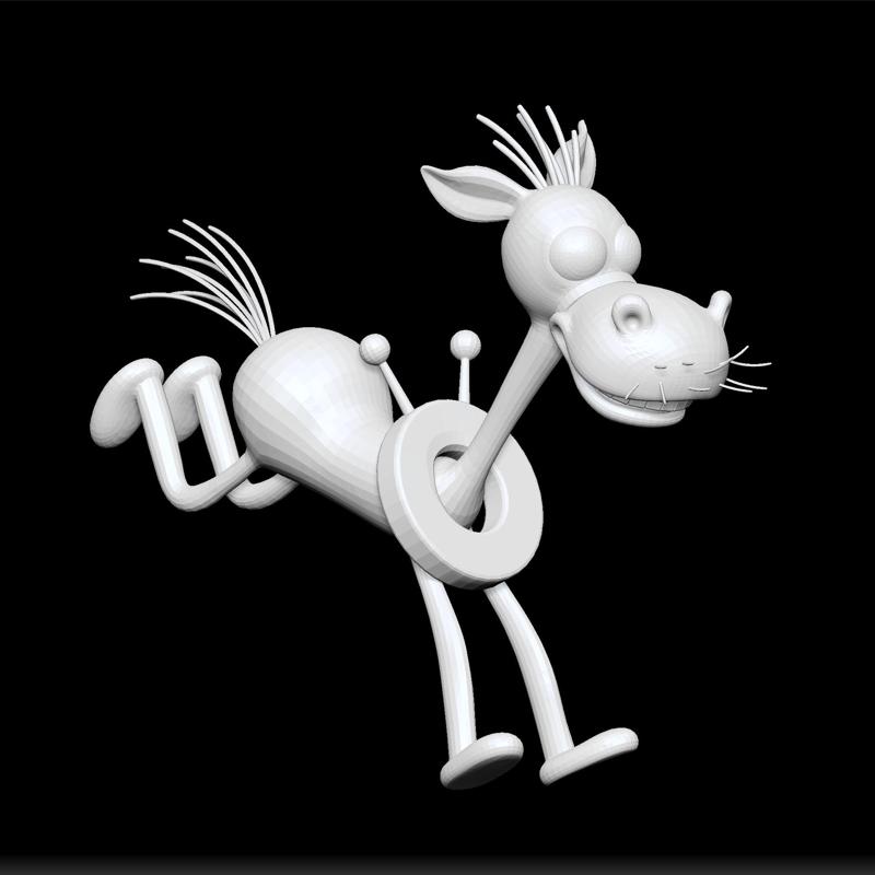 Donkey toon - cartoon donkey