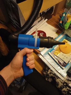 Dog dryer grip