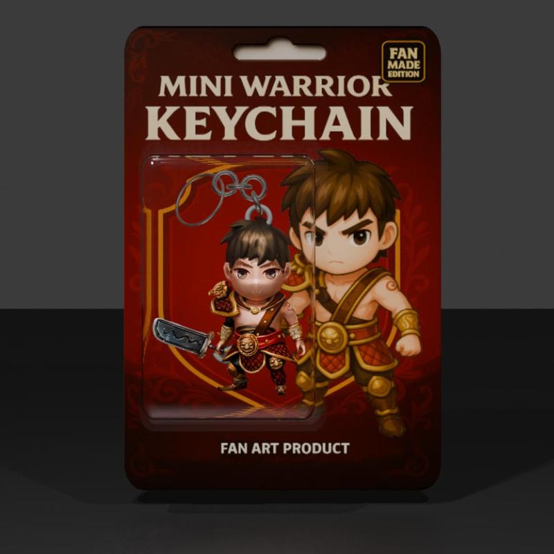 Metin2 Mini Warrior Keychain - Fan Art 3D Printable Keychain