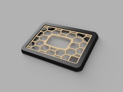 Apache 2800  single polk 6x9 speaker grill and trim