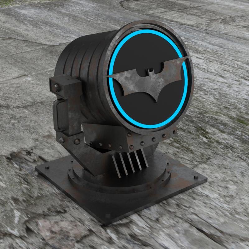 echo dot - Bat Signal