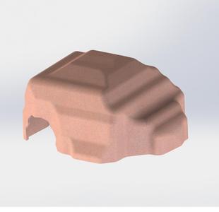 Cave for reptiles and rodents