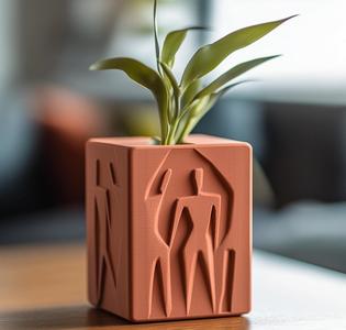Stone People Vase – Modern Abstract Sculptural Design
