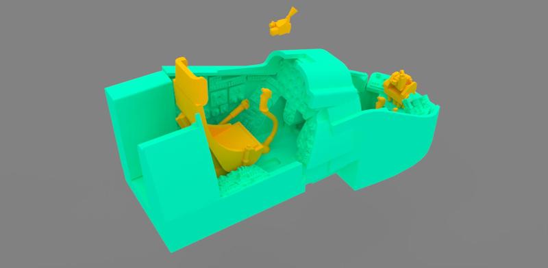 mi-24 1-144 scale profiset for zvezda model kit 3D print model