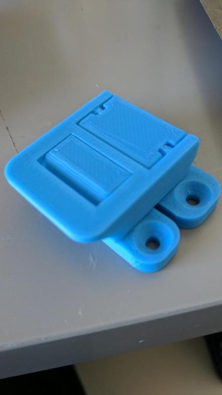 Box Lid Latch with Hole Template
