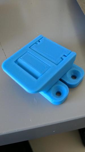 Box Lid Latch with Hole Template