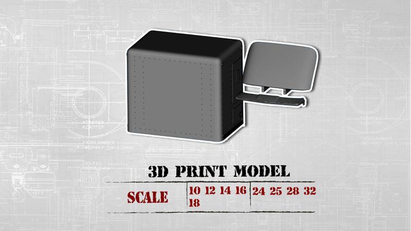 Wind deflector sleeper and sunvisor truck 3D printable model