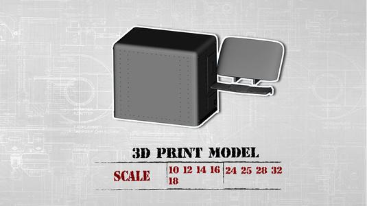 Wind deflector sleeper and sunvisor truck 3D printable model