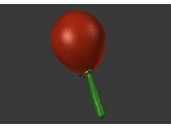 3d Printable Maraca Traditional - 2 Piece