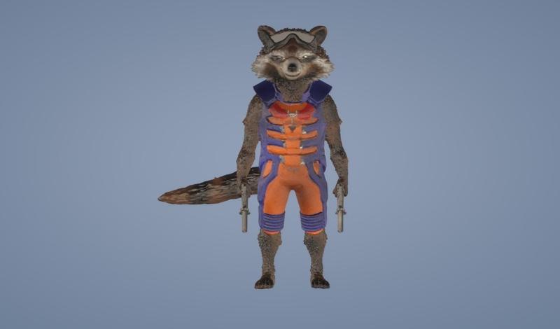 Rocket Raccoon Guardians of the galaxy Marvel
