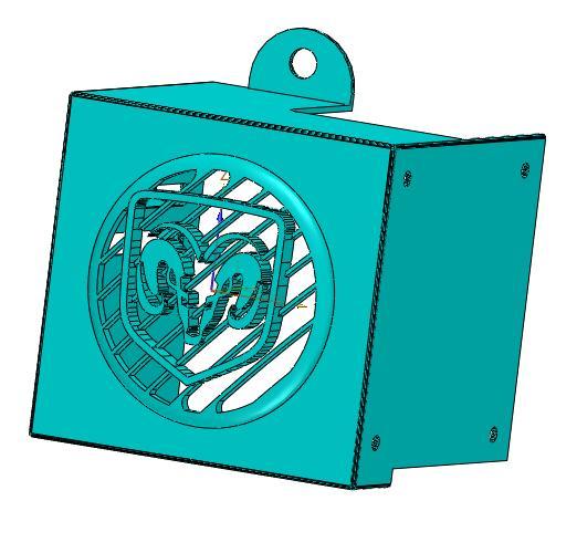Dodge-Theme Ender3Guard V2: Precision Fan Cover