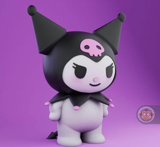 Kuromi 3D Print Model