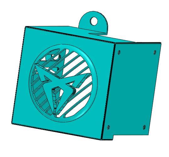 Cupra-Theme Ender3Guard V2: Precision Fan Cover