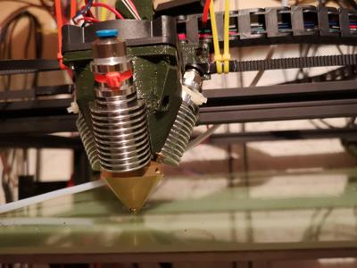 TronXY X5S diamond nozzle Slider