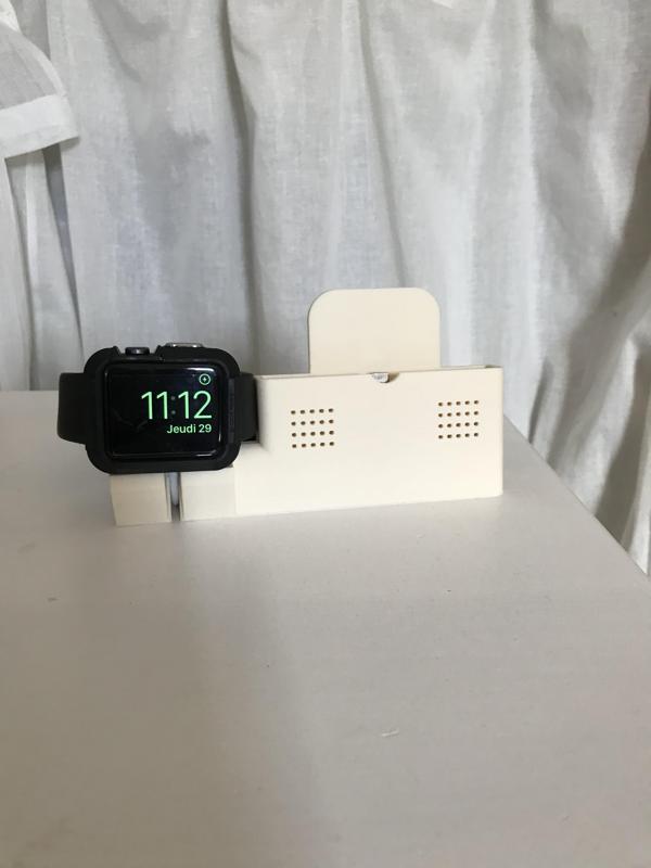 stand Iphone 7 plus et Apple watch