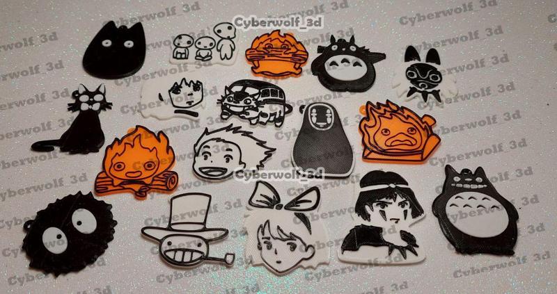 keychains / keychain , studio ghibli