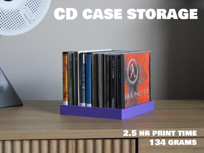 CD Case Storage Tray