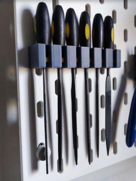 Ikea Skadis abrasives holder