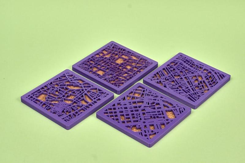 6-Set City Coasters (Cairo, Cape Town, Istanbul, Seoul, Sydney)