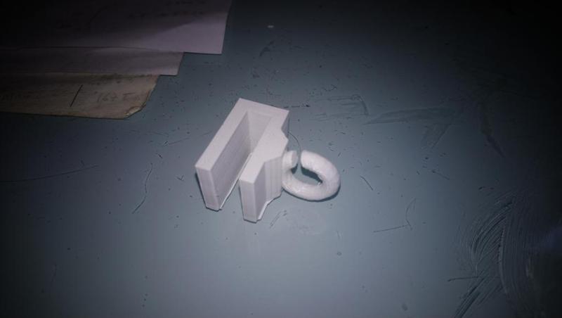 Simple wire filament guide - vertical