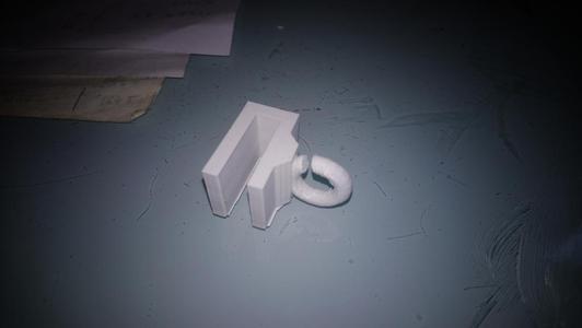 Simple wire filament guide - vertical