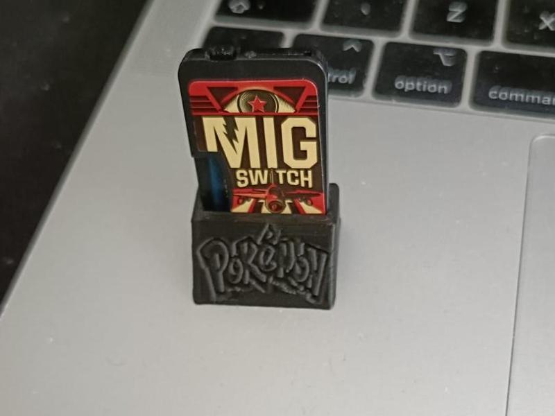 Nintendo switch game card stand