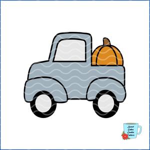 Pumpkin Truck - Fall / Thanksgiving - 8 STL Cookie cutter files. CC99