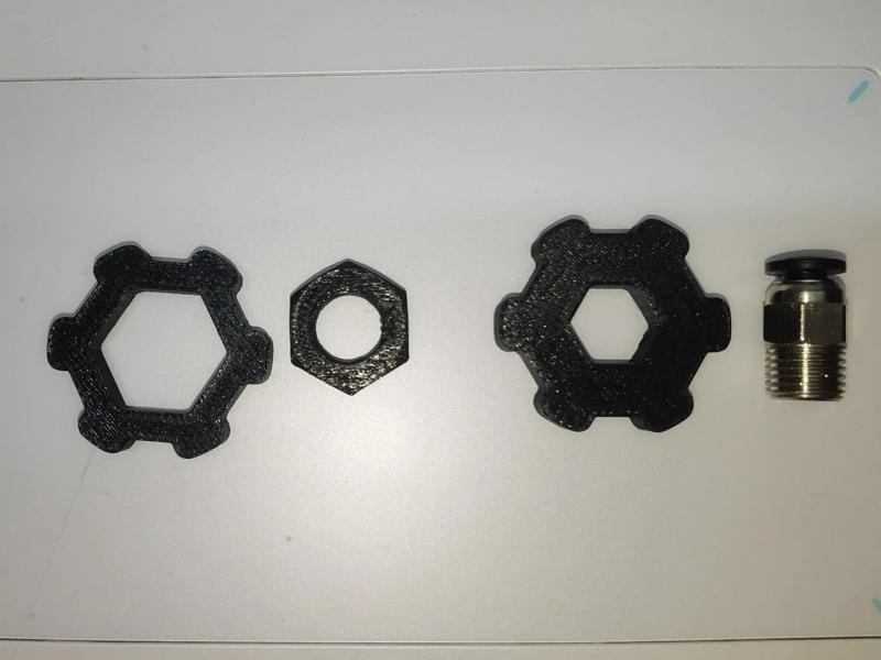 Nut and leverage kit (for PC4-M10 pass-through quick connector)