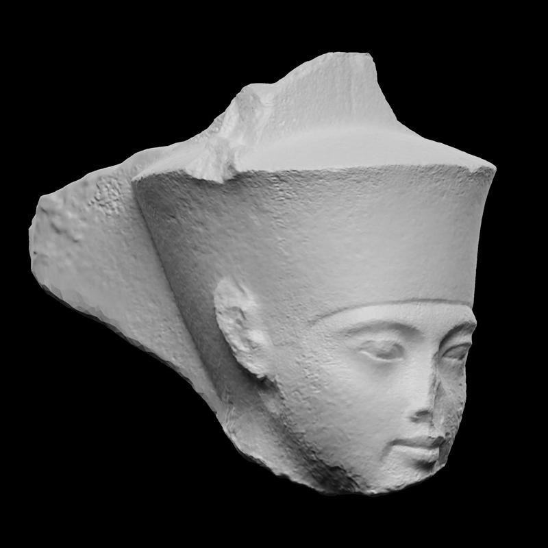 Quartzite Head of Amen with features of The Pharaoh Tutankhamen