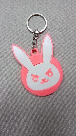D.VA OVERWATCH Keychain Bunny SECOND VERSION
