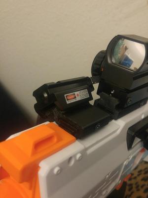 45 Degree Nerf Rival Mount to Picatinny Rail