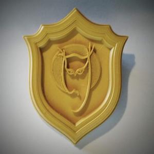 Сoat of arms depicting an owl