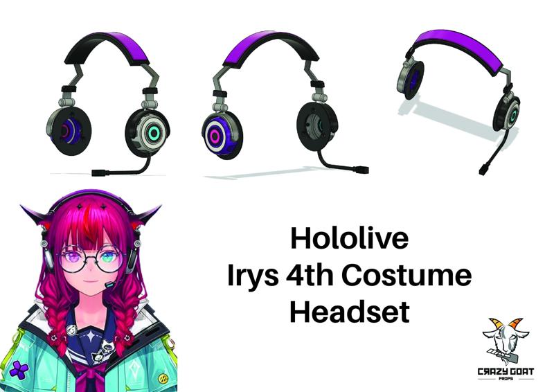 Hololive - Irys 4th costume headphone cosplay prop