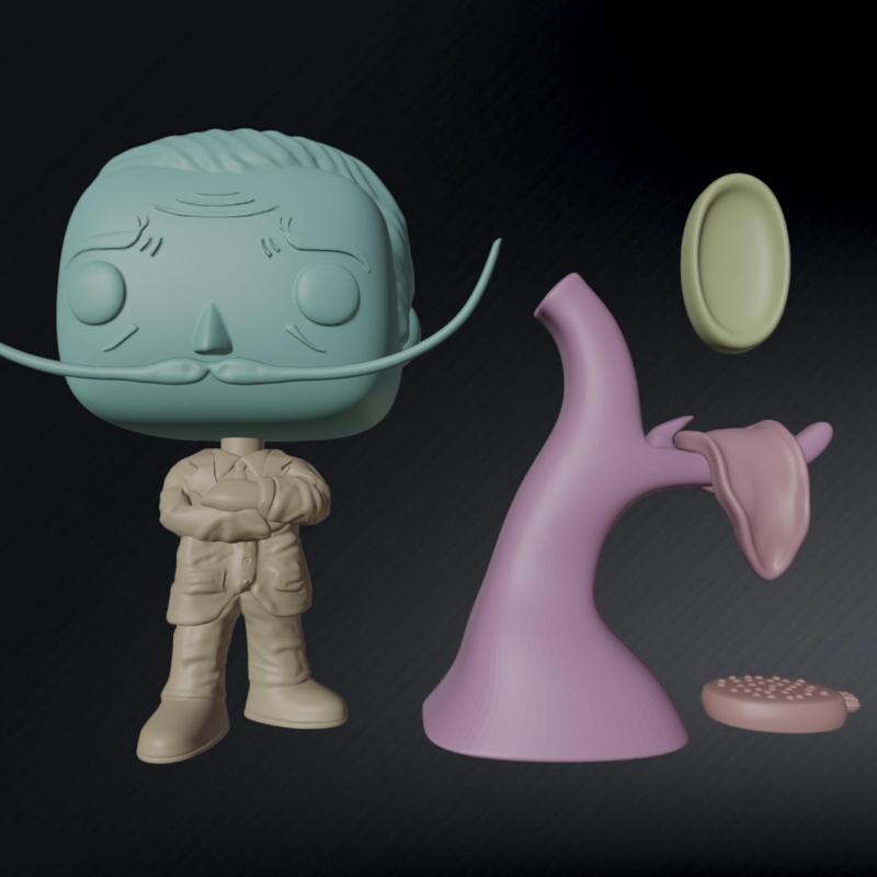Funko Pop Salvador Dali Persistence Of Memory Diorama