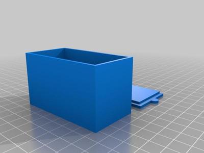 Boxes and card holder for Attika Board Game