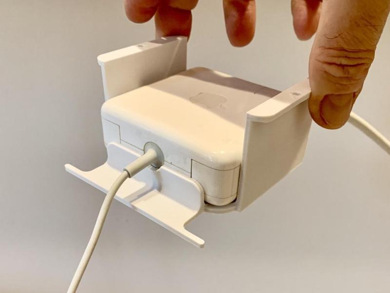 MacBook Pro Power Adapter Under-table bracket