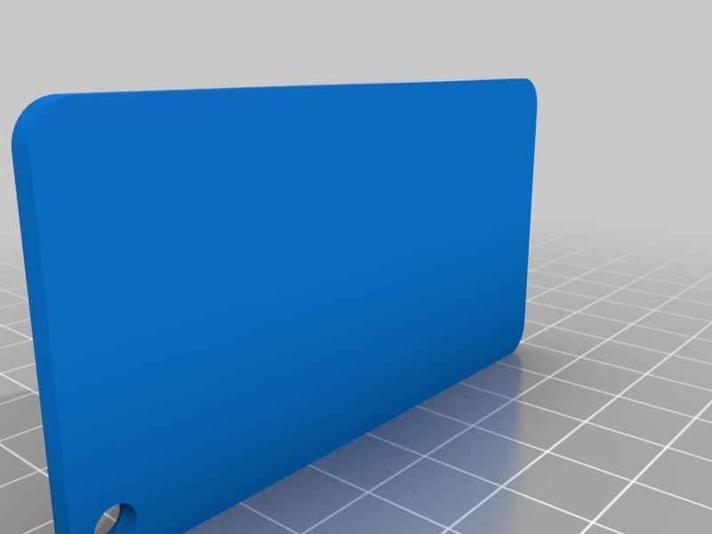 Blank 3D Printer Swatch