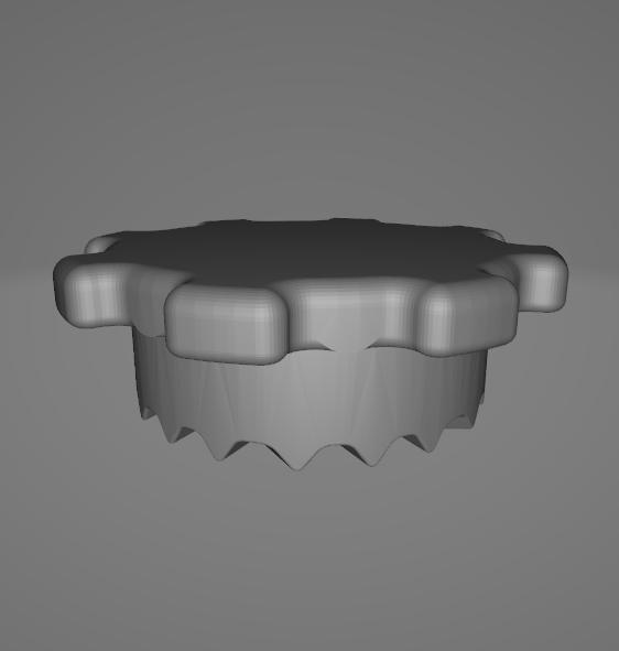 2 pieces Herb Grinder Rudder Shape Tall (BIG) V2 / Picador de Hierbas de 2 Piezas con Forma de Timón Alto (GRANDE) V2