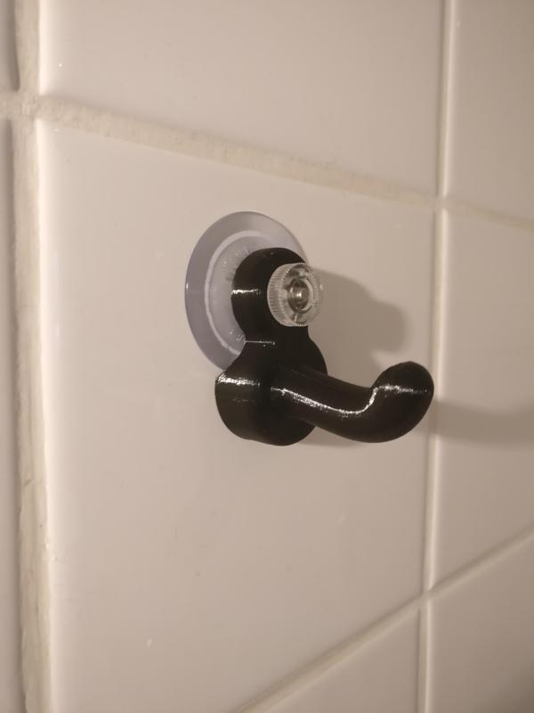 Hook for suction cup