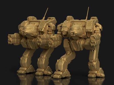 Linebacker (A) Battlemech for Battletech