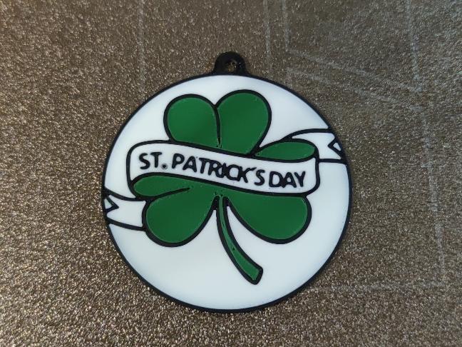 St. Patrick's Day keychain